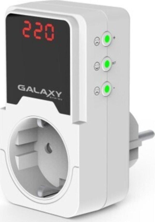 Galaxy Beyaz Voltaj Koruyucu Priz - Image 1