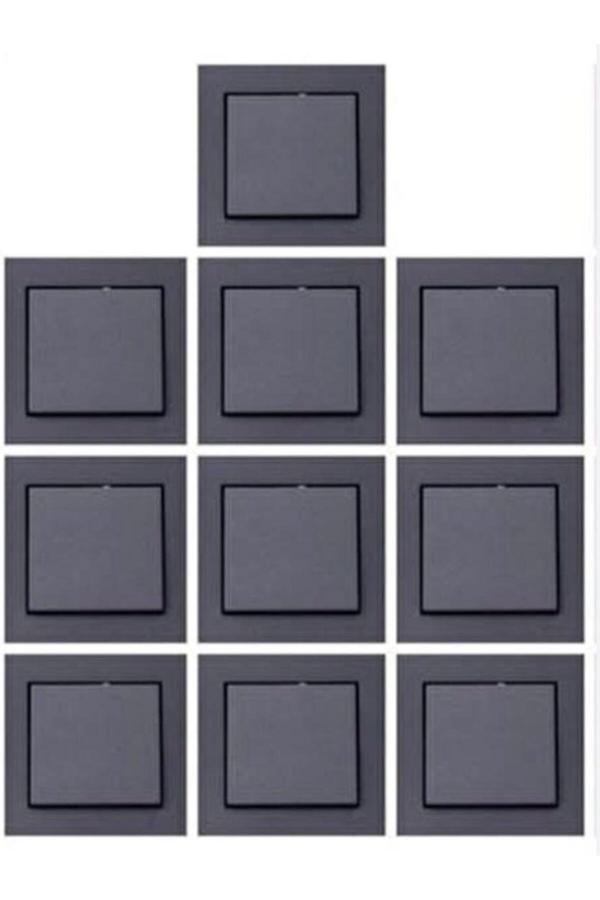 10 Adet Ovivo Grano Füme Anahtar Çerçeve Dahil** - Image 1