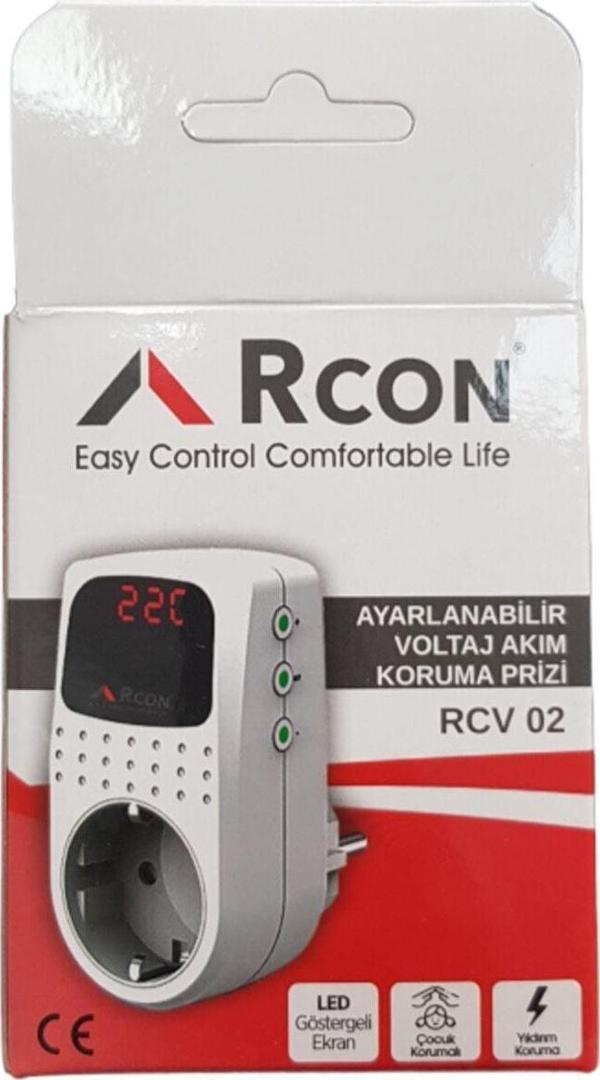 Rcon AYARLANABİLİR VOLTAJ AKIM KORUMA PRİZİ - Image 1