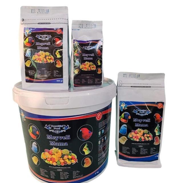 MEYVELİ 5 KG(KOVA) Beautiful Food Kuş Maması - Image 1