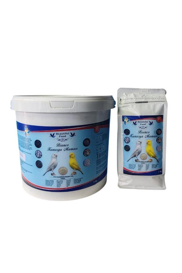 BİANCO KANARYA 5 KG(KOVA) - Beautiful Food Kuş Maması - Image 1