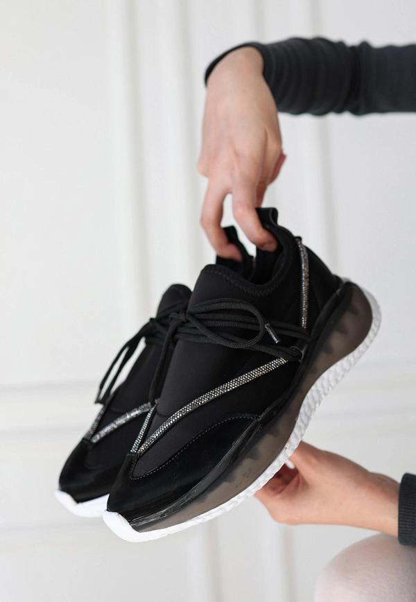 Liney Siyah Rugan Bağcıklı Spor Ayakkabı - Image 1