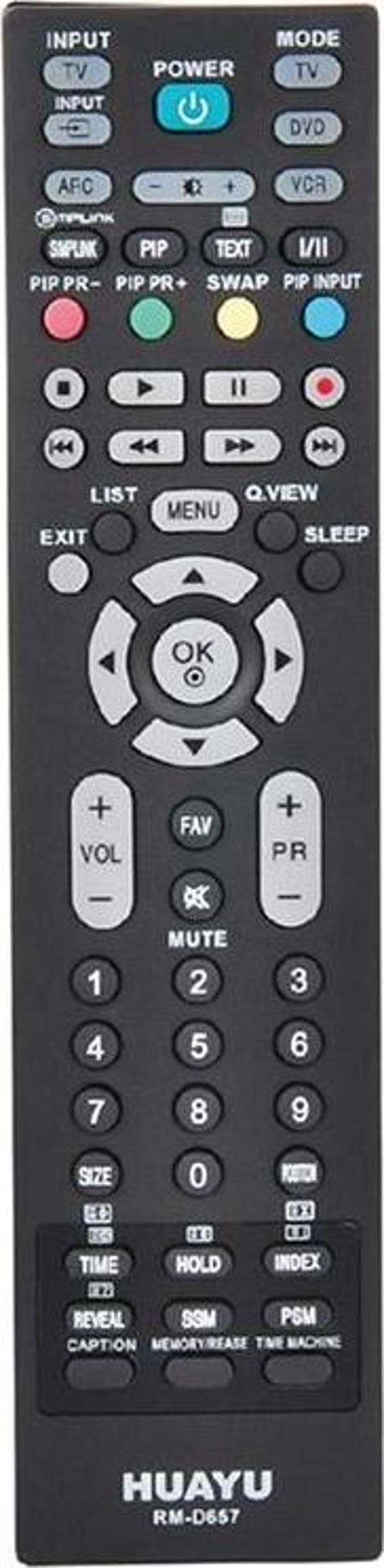 HUAYU KL RM-D657 LG UNIVERSAL LCD KUMANDA (LG02) - Image 1