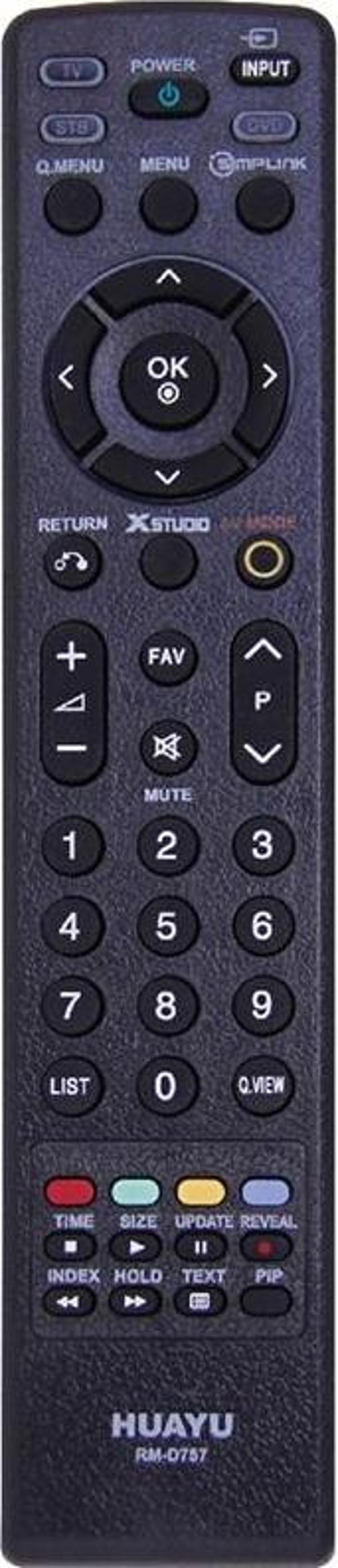HUAYU KL RM-D757 LG UNIVERSAL LCD TV KUMANDA - Image 1