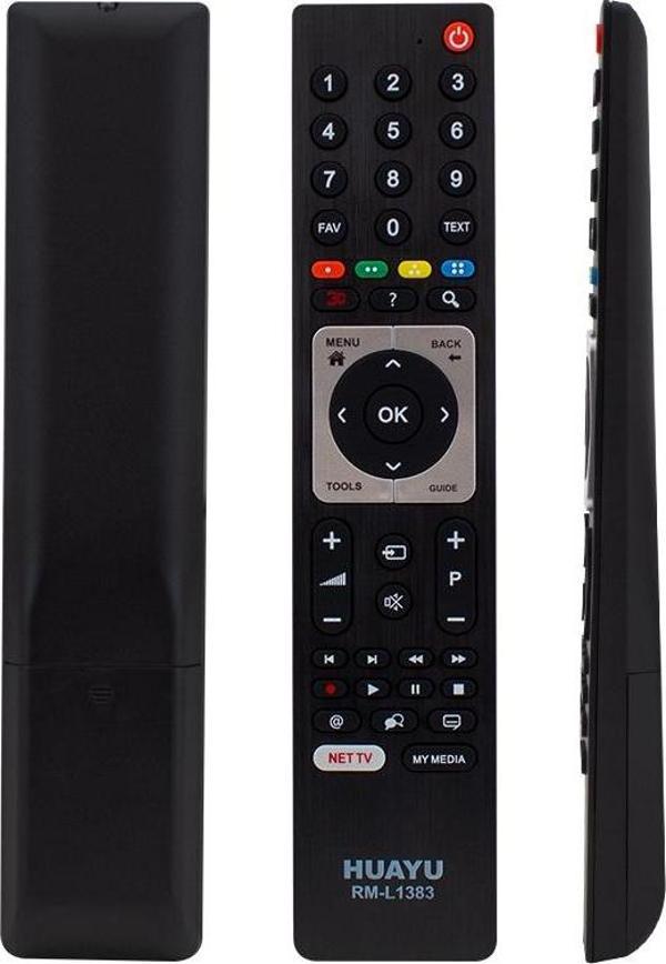 HUAYU KL RM-L1383 ARÇELİK-BEKO-GRUNDIG UNIVERSAL 3D*NETFLIX*MY MEDIA TUŞLU LCD LED TV KUMANDA - Image 1