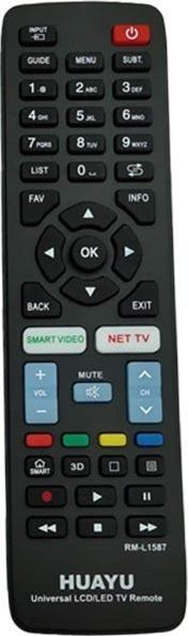 HUAYU KL RM-L1587 SAMSUNG-LG-SONY-PHILIPS-PANASONIC UNIVERSAL LCD TV KUMANDA - Image 1