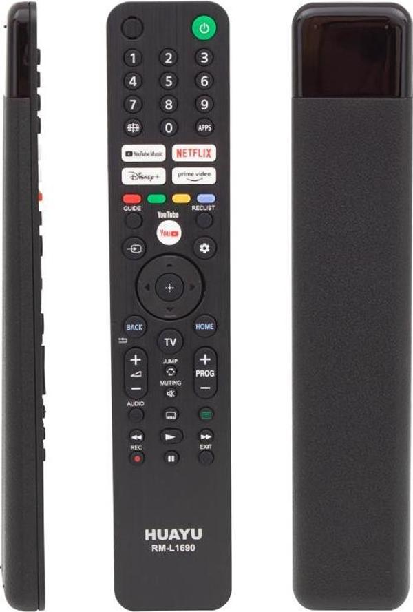 HUAYU KL SONY RM-L1690 NETFLIX-YOUTUBE-PRIME VIDEO-DISNEY+ TUŞLU BLİSTERLİ LCD LED TV KUMANDA - Image 1