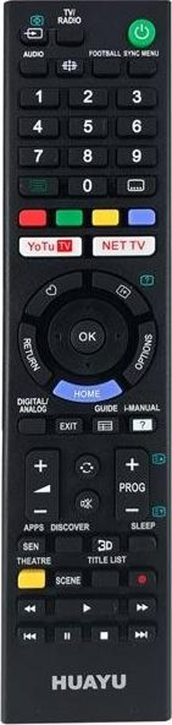 HUAYU KL SONY URC1518 AMBALAJLI UNIVERSAL LCD LED TV KUMANDA - Image 1