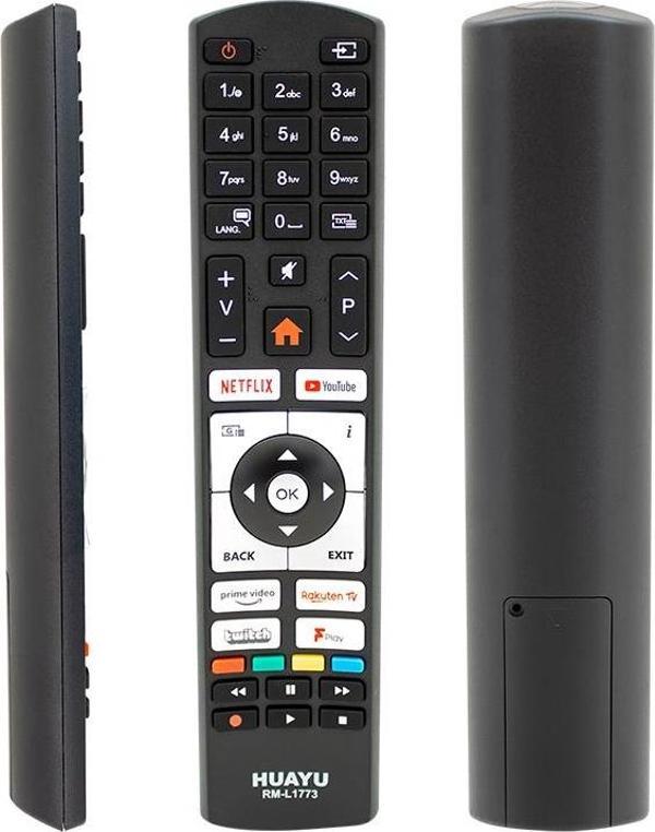 HUAYU KL VESTEL RM-L1773 NETFLIX-YOUTUBE-PRIME VIDEO TUŞLU UNIVERSAL LCD LED TV KUMANDA - Image 1