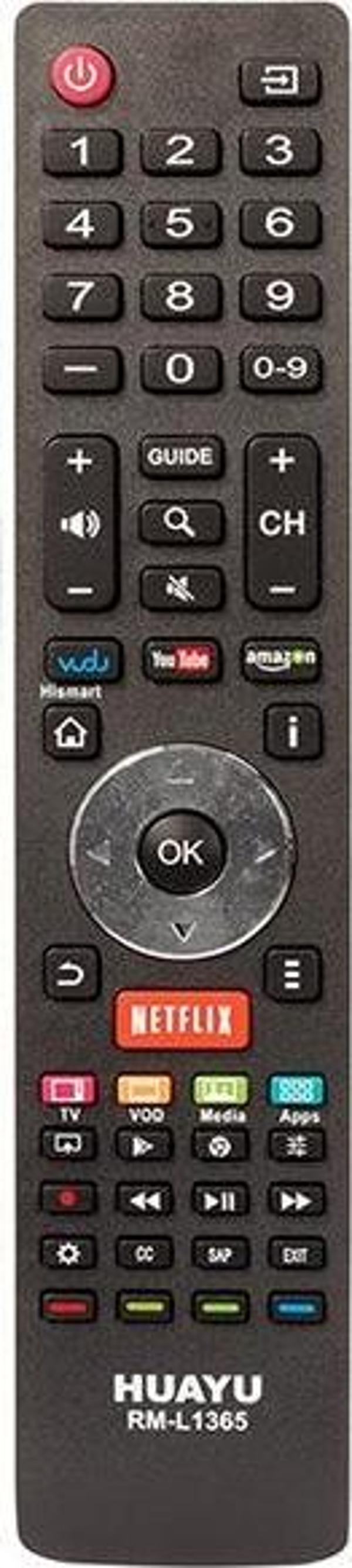 HUAYU RM-L1365 HISENSE LCD LED TV KUMANDA - Image 1
