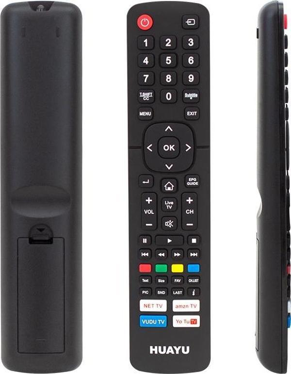 HUAYU URC1530 HISENSE NETFLIX-YOUTUBE-AMAZON TUŞLU AMBALAJLI LCD LED TV UNIVERSAL KUMANDA - Image 1