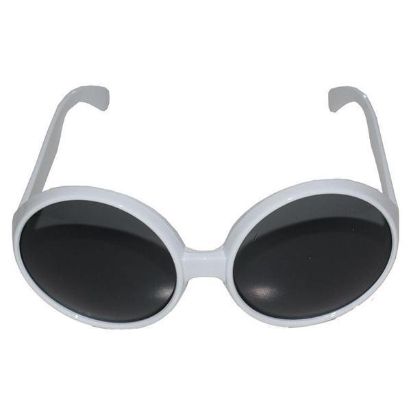 80 Li Yıllar Beyaz Renk Nostalji Yeşilçam Parti Gözlüğü (4915) Go-53-vice/(1395) - Image 1