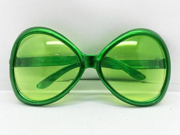 Yeşilçam Temalı Parti Gözlüğü Yeşil Renk 7x16 Cm (4915) Go-53-vice/(1395) - Image 1