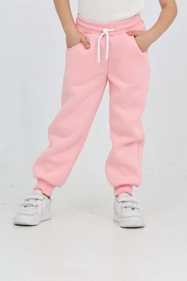 Toontoy Kız Çocuk Fiyonk Nakışlı Eşofman Alt - Image 1