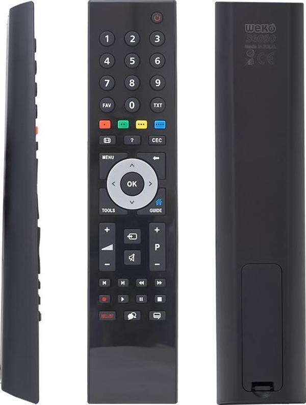 WEKO KL ARÇELİK BEKO METALİK GÖBEKLİ LCD KUMANDA - Image 1