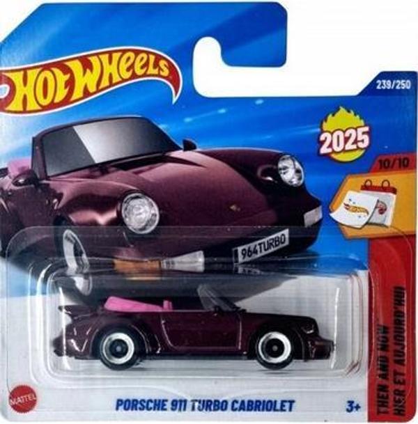 Hot Wheels Tekli Arabalar Porsche 911 Turbo Cabriolet HYW37 (Then And Now) - Image 1