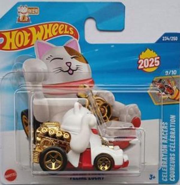 Hot Wheels Tekli Arabalar Feline Lucky HYW52 (Celebration Racers) - Image 1