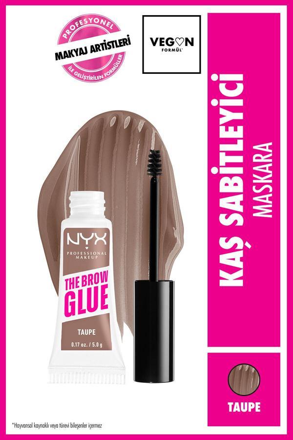 Nyx The Brow Glue Instant Brow Styler Kaş Sabitleyici Maskara - Taupe - Image 1
