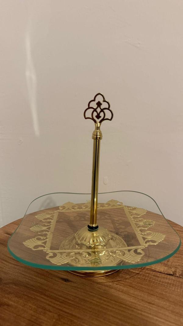 ŞEKERLİK LOKUMLUK TEK KATLI GOLD - Image 1