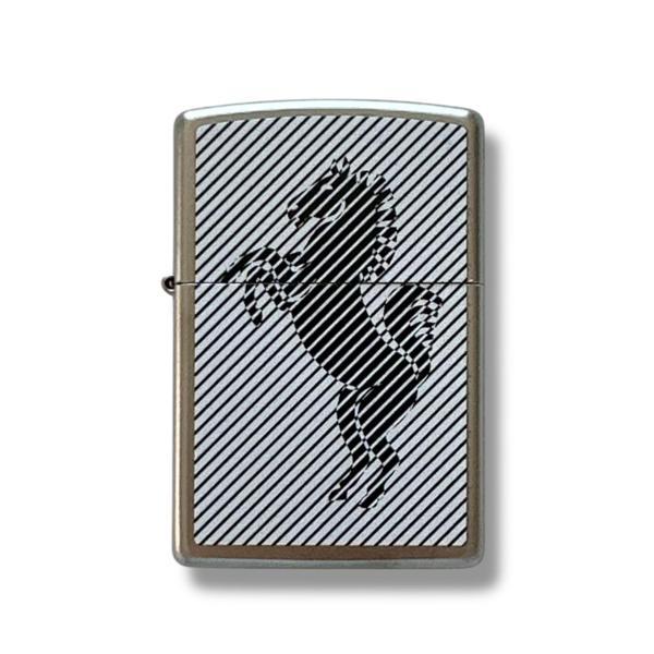 Zippo 205-106287 Black Horse With Background Çakmak Z1-1 - Image 1