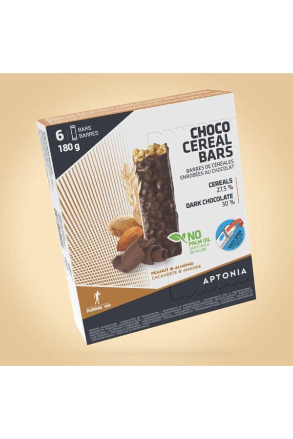 Decathlon Aptonia Tahıl Barı - Bitter Çikolatalı / Badem Ve Yer Fıstıklı - 6 X 30 G - Image 1