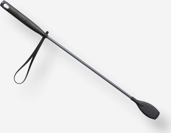 Decathlon 140 Uni Binicilik Kamçısı - 58 Cm - Siyah / Gri - Image 1