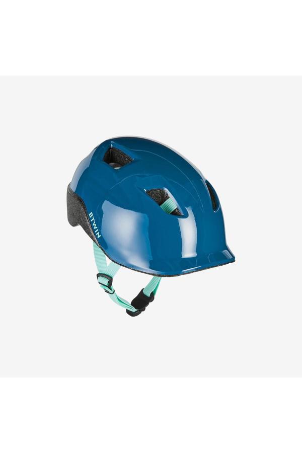 Decathlon Btwin 500 Çocuk Bisiklet Kaskı Mavi - Image 1