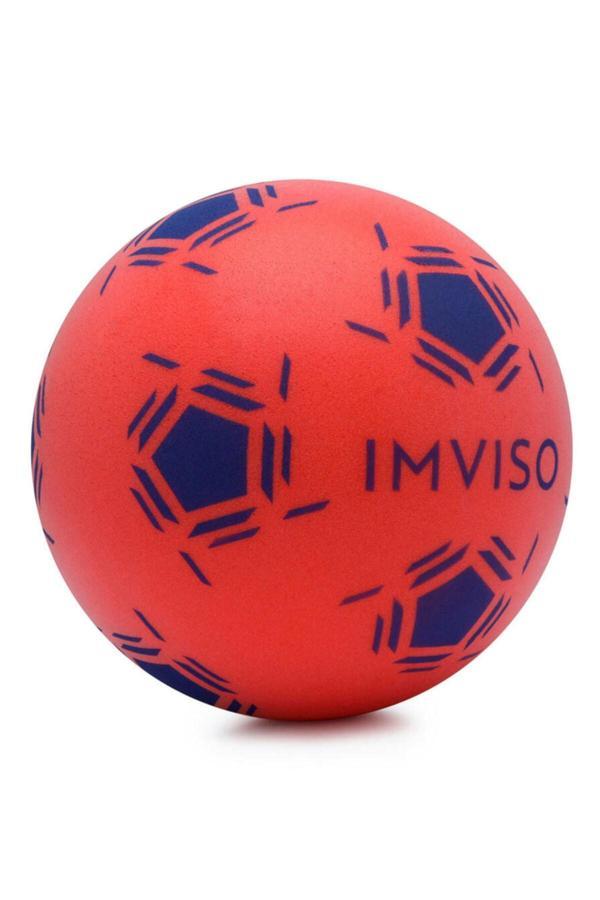 Badem10 Kipsta Imvıso Sünger Futbol Topu Ev Içi Zararsız Top Kırmızı 3 Numara - Image 1