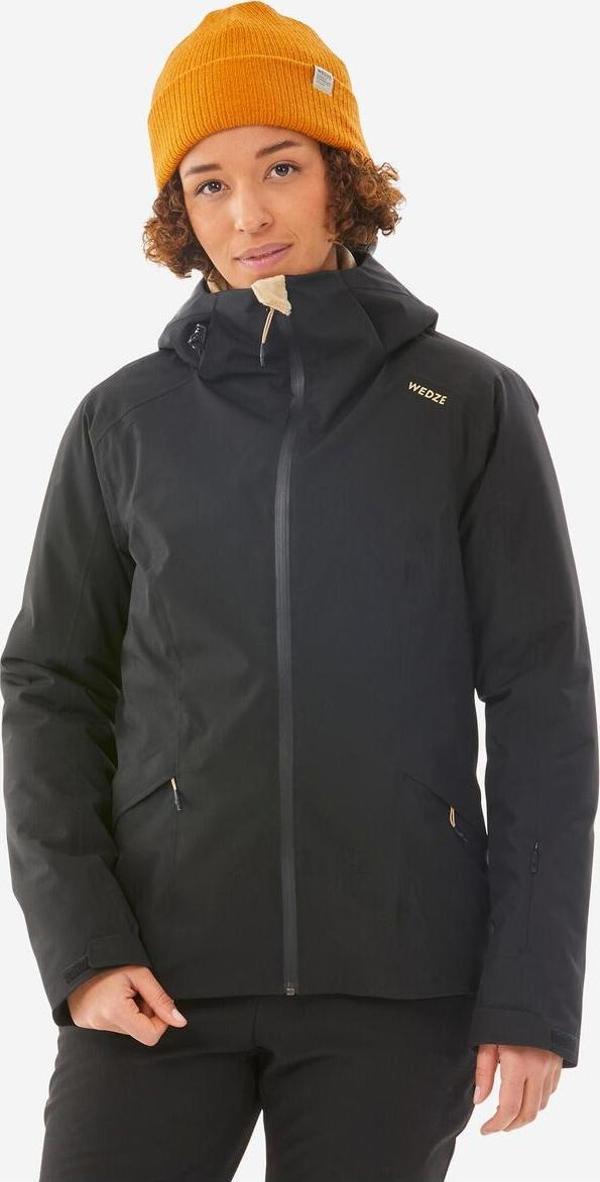 Decathlon Wedze Kadın Kayak Montu - Siyah - 500 - Image 1