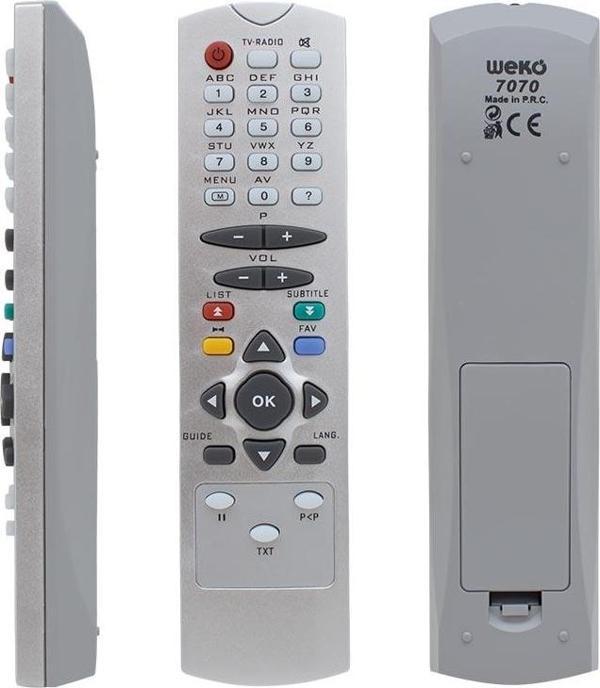 WEKO KR VESTEL TXT-2 4000 KALIP DIGITURK PAUSELİ UYDU KUMANDASI - Image 1