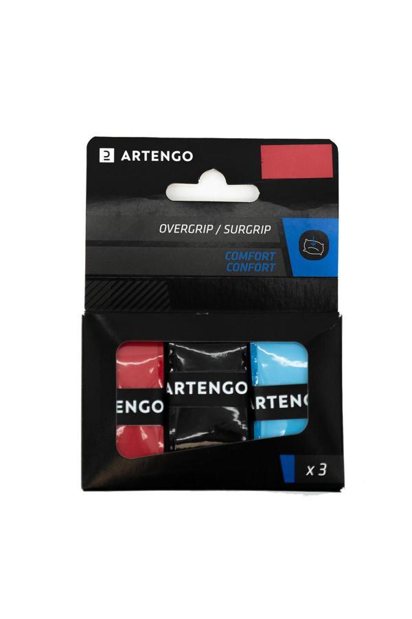 Decathlon Artengo Tenis Overgrip - 3 Adet - Renkli - Comfort - Image 1