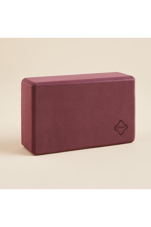 Decathlon Bordo Kimjaly Köpük Yoga Bloğu - Bordo Tek Ebat - Image 1
