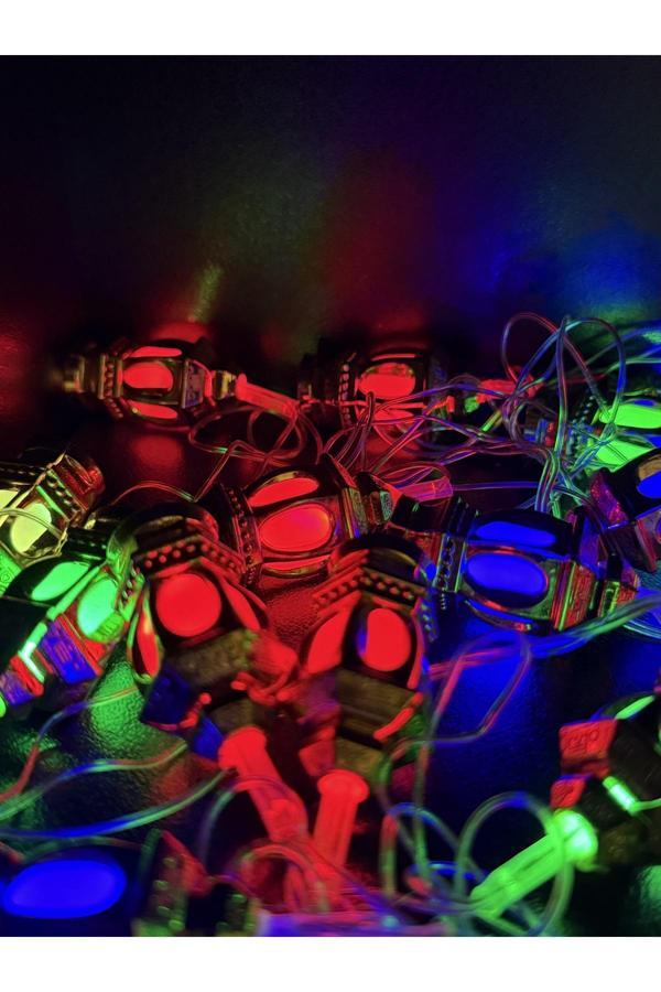 Işık Kasabası 20 Li 4 Metre Led Ramazan Kandil Feneri Dekorasyon Süsleme Dekor Lambası Gün Işığı Organizasyon - Image 1