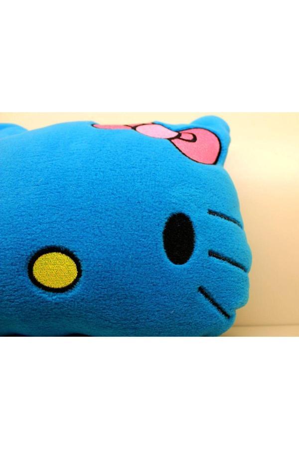 Işık Kasabası Mavi Hello Kitty Yastık - Image 1