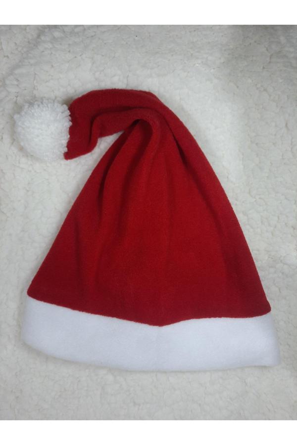 Işık Kasabası Rcb Kardan Adam Ve Noel Baba Şapkası - Yetişkin Yılbaşı Şapkası- Polar Yeni Yıl Şapkası- Ponponlu - Image 1