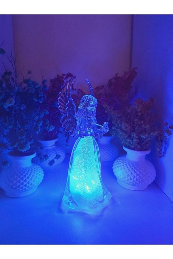 Kutusuyla Dekoratif Led Işıklı Renk Değiştiren Melek Gece Lambası - Image 1