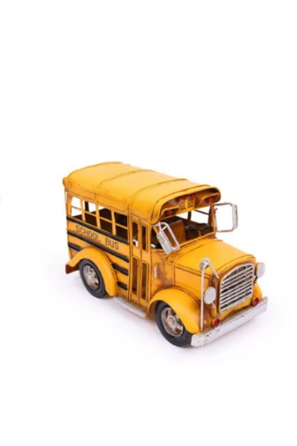 Işık Kasabası Buss Sarı Okul Otobüsü Metal - Image 1
