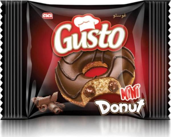 Cici Gusto Donut Kakaolu Kek 24'Lü (1 Kutu) - Image 1