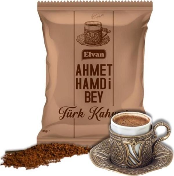 Elvan Ahmet Hamdi Bey Türk Kahvesi 100 gr. (1 Paket) - Image 1