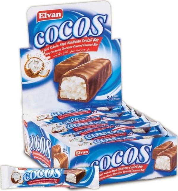 Elvan Cocos 24 gr. 24 Adet (1 Kutu) - Image 1