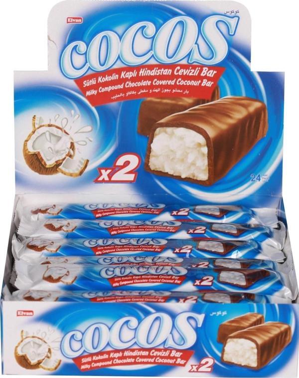 Elvan Cocos 48 gr. 24 Adet (1 Kutu) - Image 1
