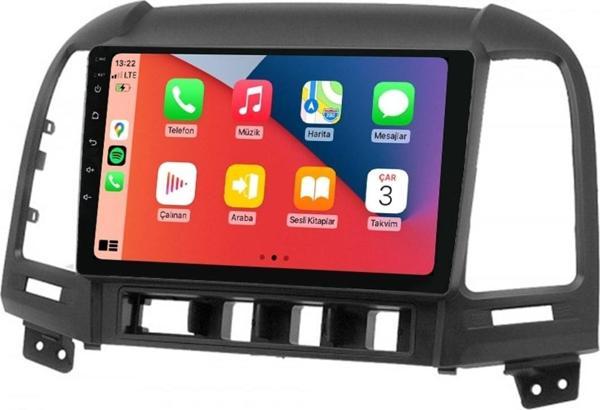 Maitec M-T-C 664 QLED Serisi Hyundai Santa Fe 2006 201 2 6+64GB Multimedya Teyp - Image 1