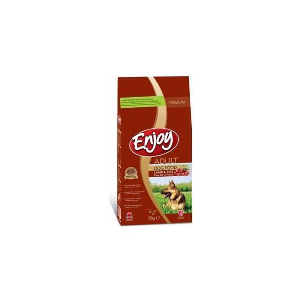 Enjoy Kuzulu ve Pirinçli Yetişkin Köpek Maması 15 kg - Enj-06 - Image 1