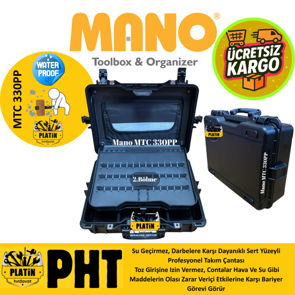 Mano MTC 330 PP Plastik Takım Dizmeli + Plastik Bölmeli - Image 1