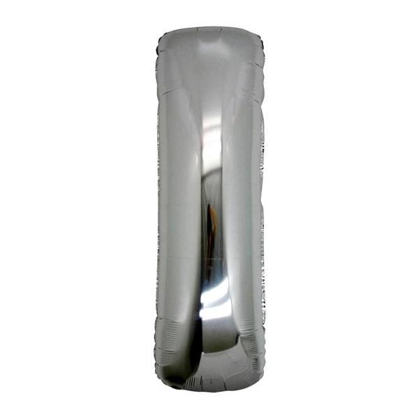 BFS Nessiworld I Harf Folyo Balon Gümüş Renk  40 inç - Image 1