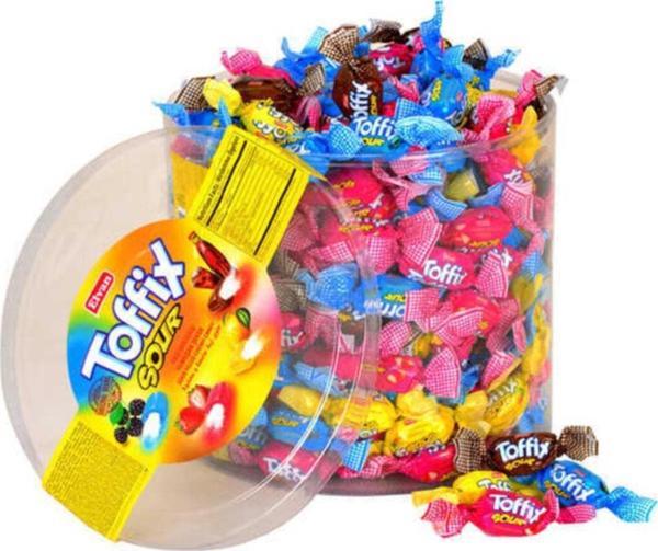 Elvan Toffix Sour Silindir 1000gr. (1 Kutu) - Image 1