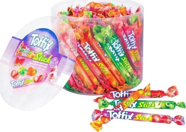 Elvan Toffix Stick Meyveli Mix Şeker 800 Gr. (1 Kutu) - Image 1
