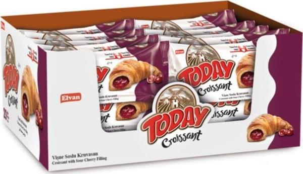 Elvan Today Kruvasan Vişneli 40  gr 20 Adet (1 Kutu) - Image 1