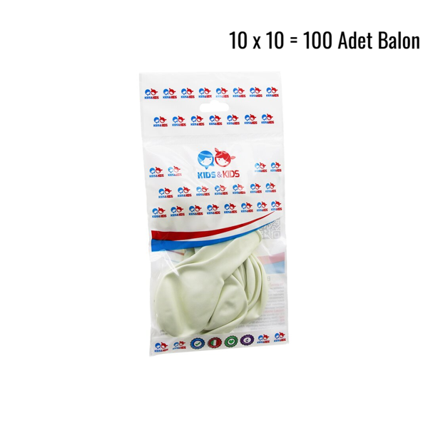 Beyaz 100pcs Balon G-90a (4915) Go-53-vice/(1395) - Image 1