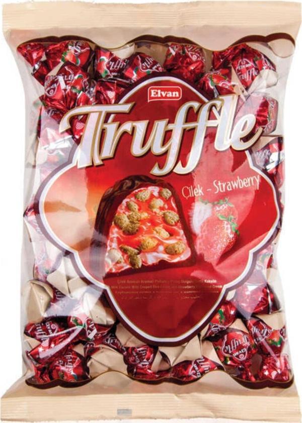 Elvan Truffle Çilekli 1000 gr. (1 Poşet) - Image 1